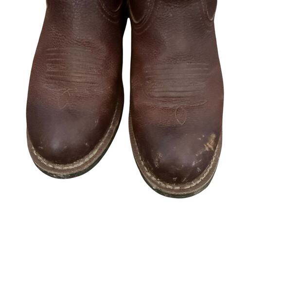 Ariat Men's Size 8.5 D Ricochet Brown Leather Rodeo Western Cowboy Boots - Picture 3 of 10